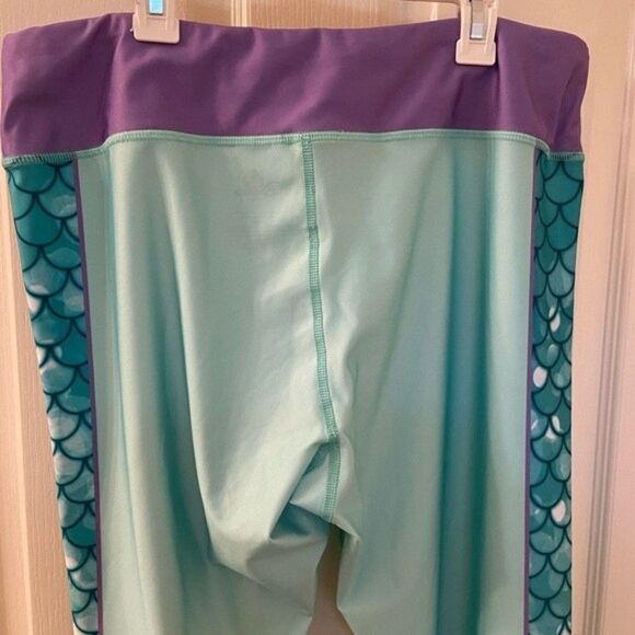 Run Disney runDisney Ariel The Little Mermaid Athletic Leggings Women's Size XL - Picture 9 of 12